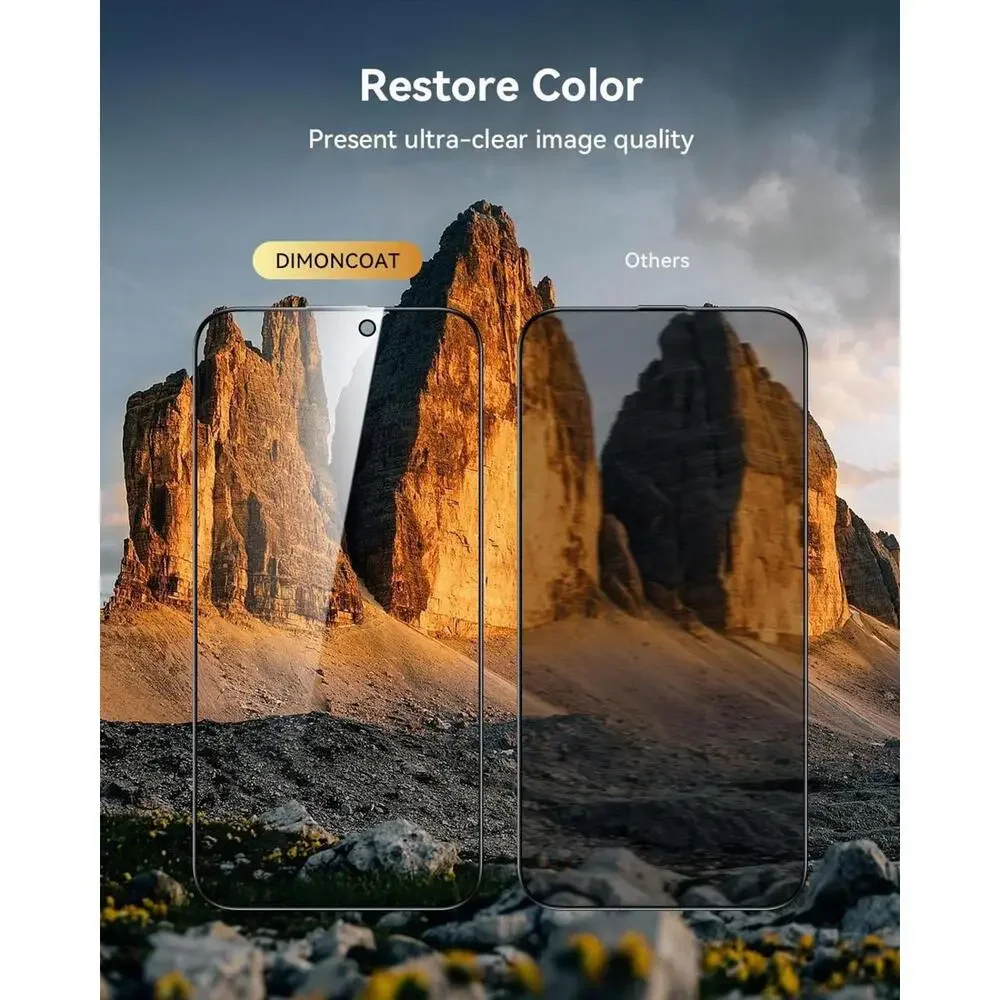 Privacy Screen Protector For iPhone 16 PRO-MAX Auto Align Kit 10X Military 4 Pac
